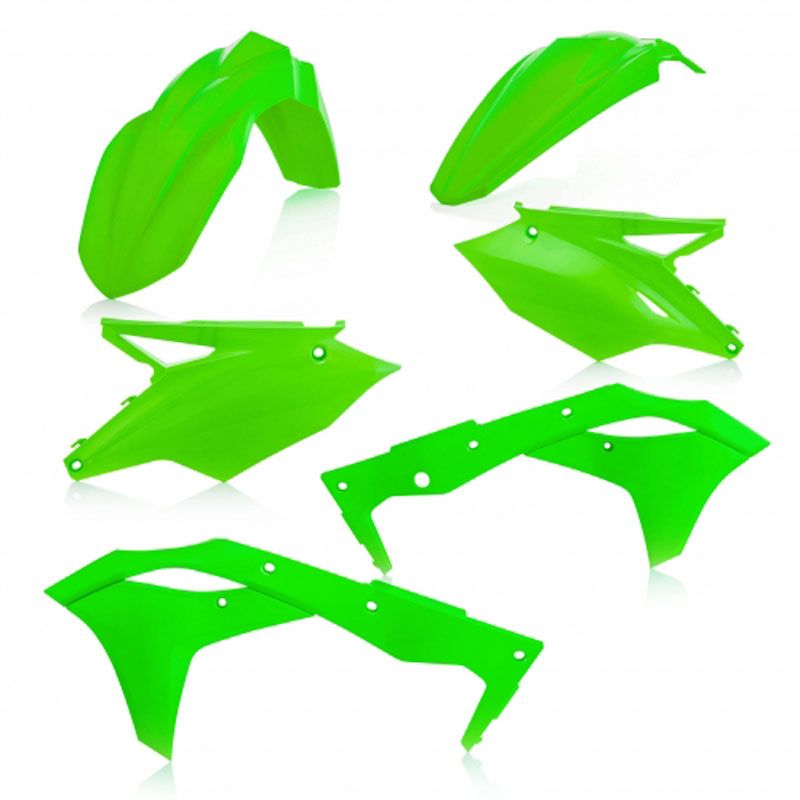 Kit plastiche Acerbis Colore Verde Fluo