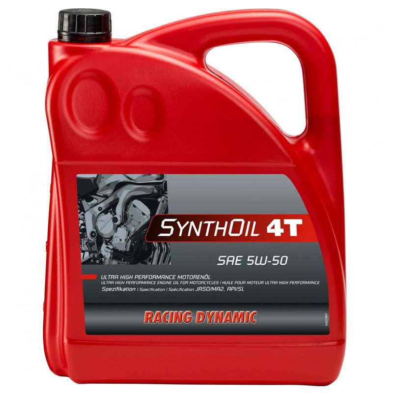 Olio motore Racing Dynamic SYNTHOIL 5W50  100% Sintetico 4 LITRI