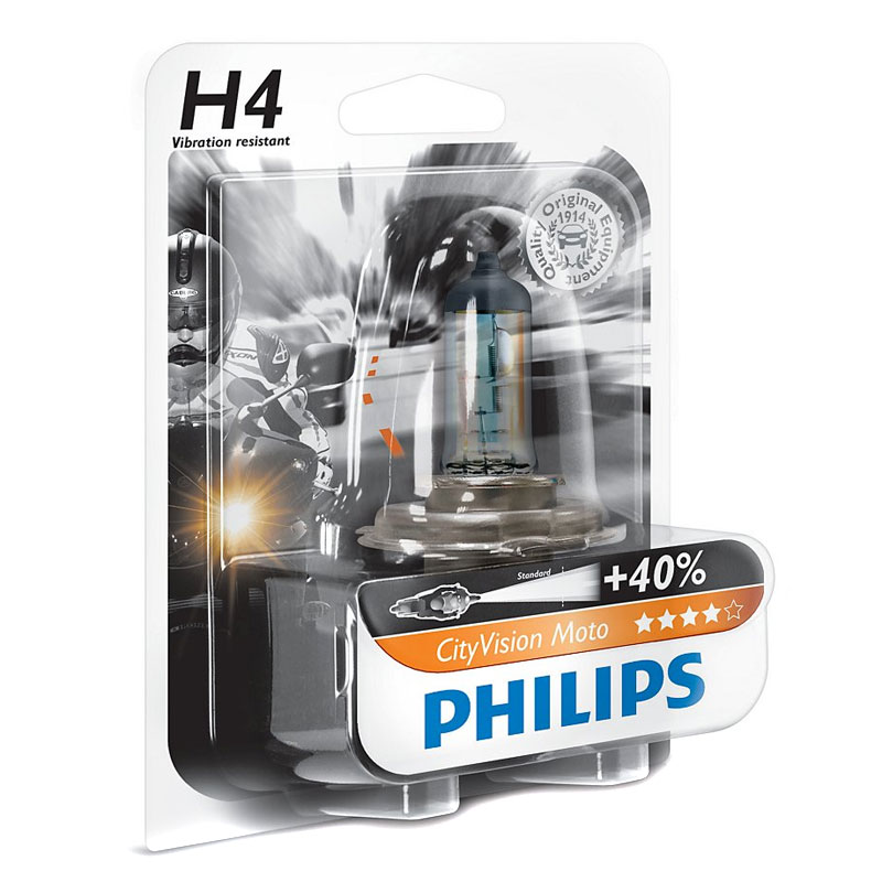 Lampadina Philips CITY VISION H4 12V 60/65W P43T-38