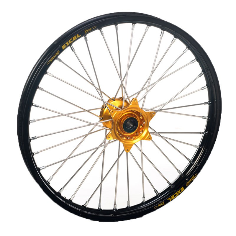 Ruota Haan Wheels Anteriore dimensioni 21x1,60 Nero/Oro